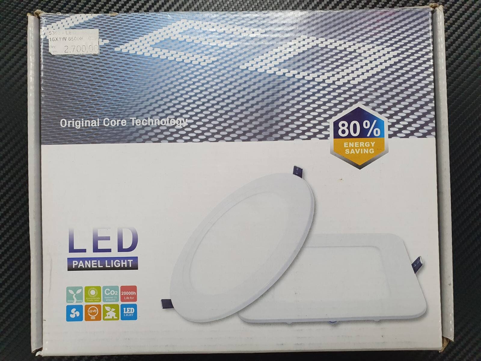 LED PANEL 16X1W 6500K 1039