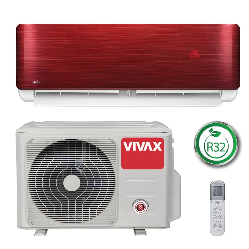 KLIMA VIVAX ACP-12CH35AERI CRVENA