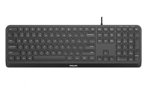 TASTATURA SPK6207B ŽIČNA CRNA US PHILIPS
