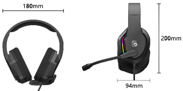 SLUŠALICE A4-G260 GEJMERSKE SURROUND A4TECH