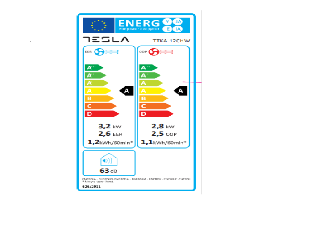 KLIMA POKRETNA TTKA-12CH W TESLA