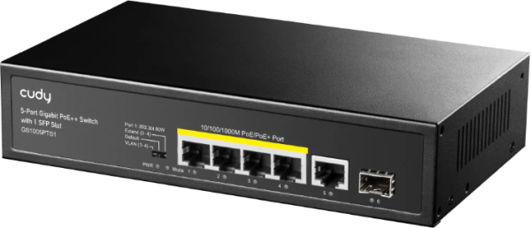 POE GS1005TS1 5 PORT 10/100/1000M 4POE+1RJ45 SWITCH CUDY