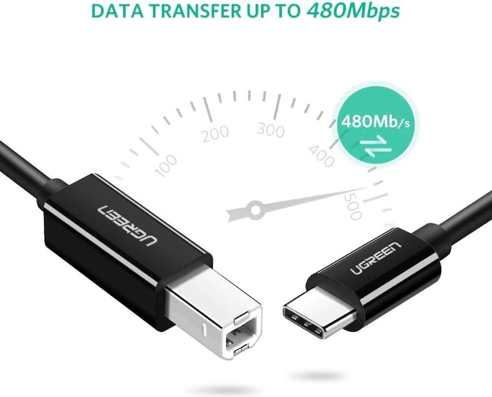 KABL ZA ŠTAMPAČ USB TYPE-C UGREEN