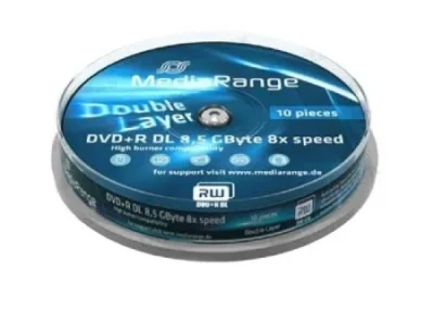 DVD+R DUAL LAYER 55YM8+ 8.5GB MEDIK
