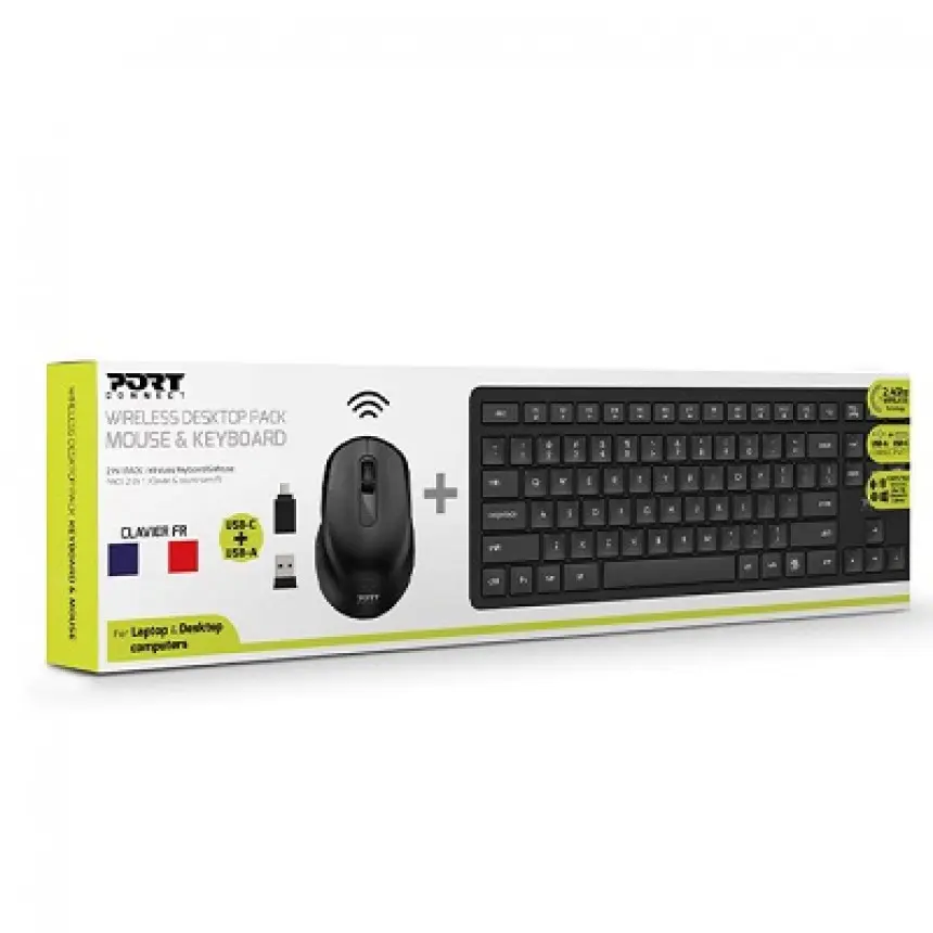 TASTATURA+MIŠ WIRELESS PORT