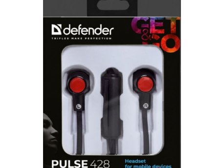 SLUŠALICE DEFENDER PULSE 428 CRNE