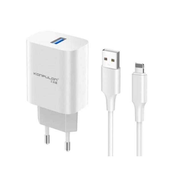 PUNJAČ USB-LIGHTING C87 5V/3A KONFULON