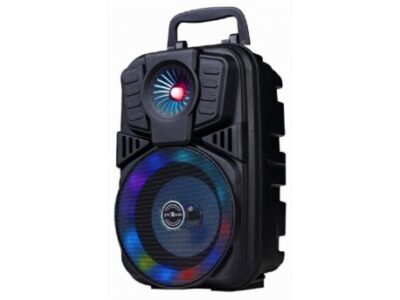 ZVUČNIK SPK-BT-LED-01 5W FM USB SD 3.5 MIC 6.35MM PORTABLE GEMBIRD