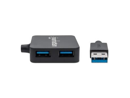 HUB USB 3.0 - 4X USB A MANHATTAN