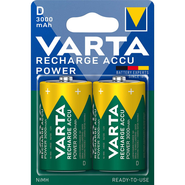 BATERIJA NIMH D 1.2V 3000mAh VARTA