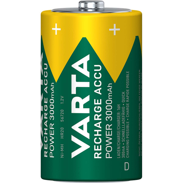 BATERIJA NIMH D 1.2V 3000mAh VARTA