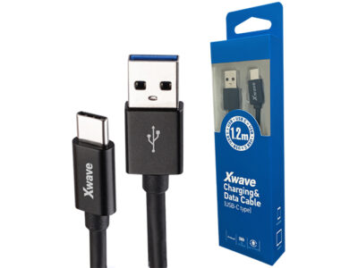 KABL USB -TYPE-C 3A 1.2m BLACK 028904 XWAVE