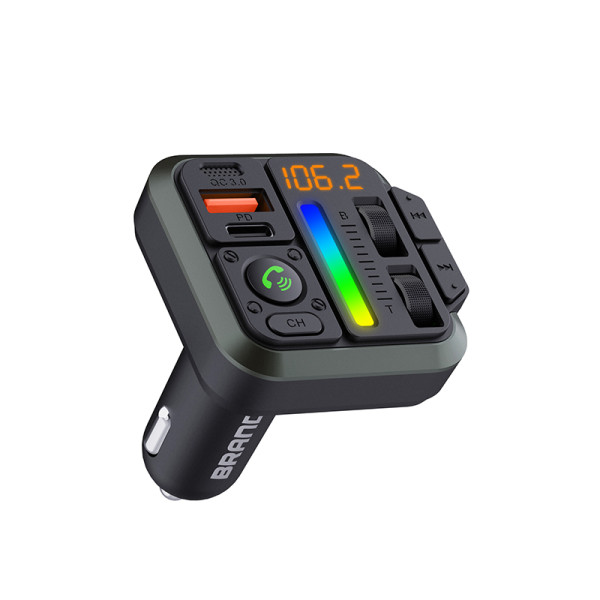 FM TRANSMITER BT44 LED RGB BAS USB USB TYPE C PD20W+QC3 18W XWAVE