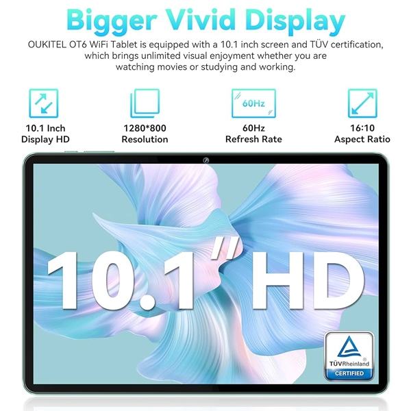 TABLET OT6 COFFIE 10.1 4+12/64/800MAH GREY OUKITEL
