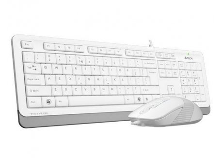 TASTATURA + MIŠ A4 TECH F1010 BELA