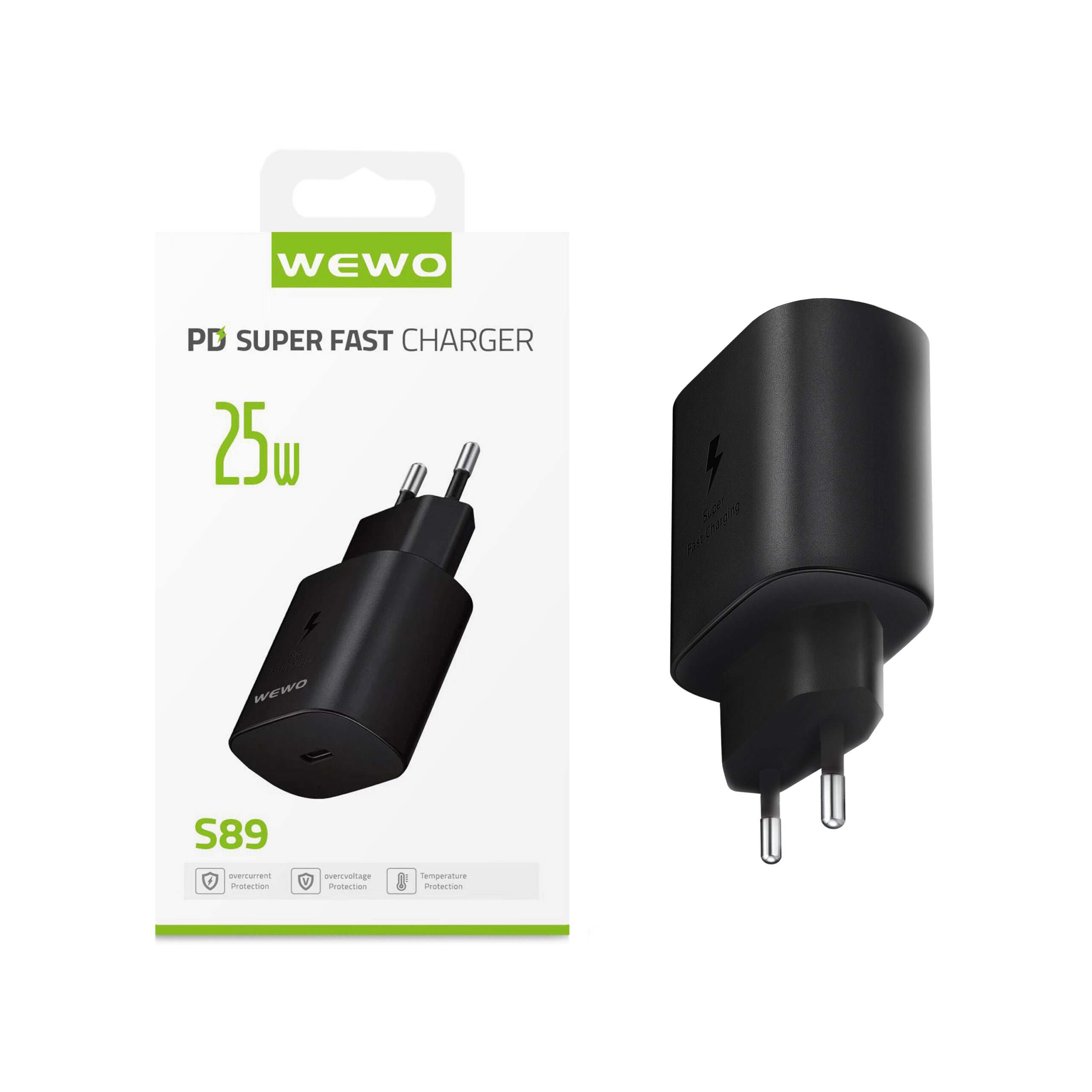 PUNJAČ TYPE C SUPER FAST 25W S89 WEWO
