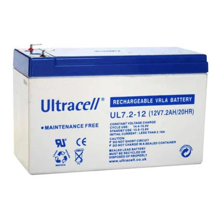 BATERIJA 12V UL7.2-12 F2 12V 7.2Ah ULTRACELL