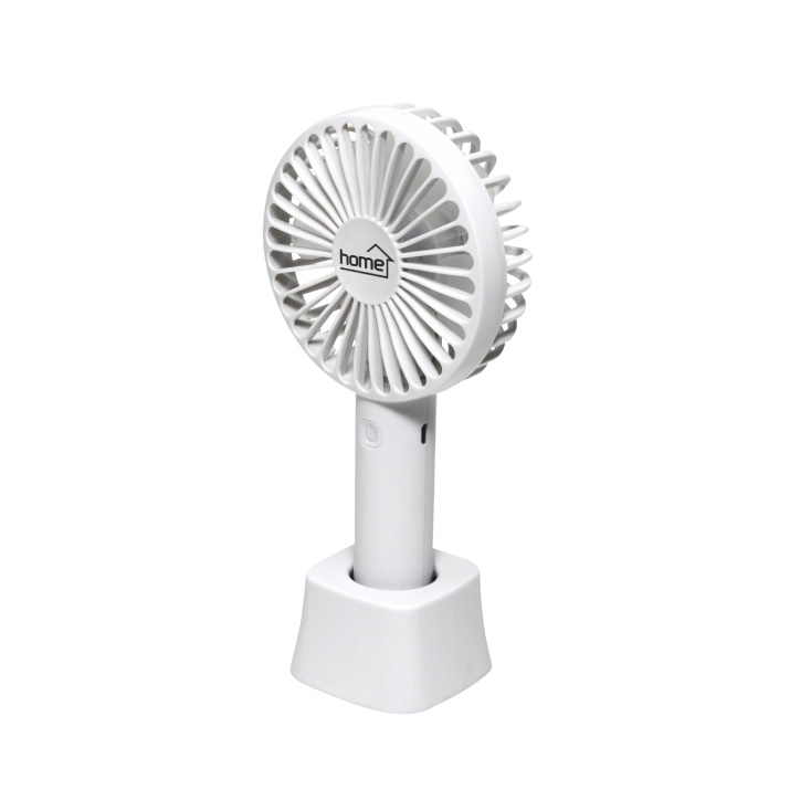 RUČNI PUNJIVI VENTILATOR 9CM 1200mAH HF9/WH BELI