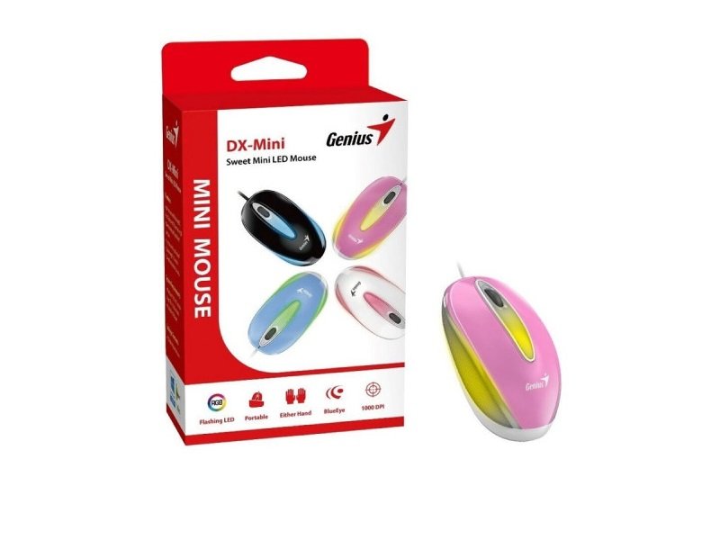 MIŠ DX-MINI USB ROZE GENIUS