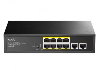 SWITCH+POE FS1010PG 8-PORT CUDY