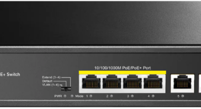 POE SWITCH GS1006P 6-PORT GIGABIT CADY