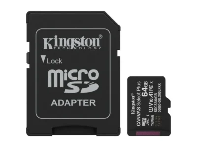 MEMORIJSKA KARTICA MICRO SD 64GB+ADAPTER CANVAS SELECT PLUS KIGSTON