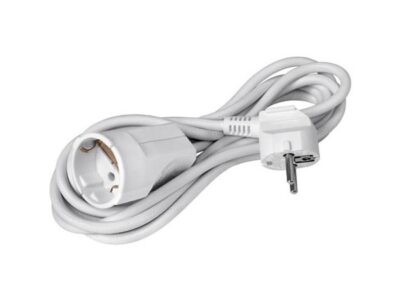 PRODUŽNI KABL PP/J 3x1.5/3M BELI