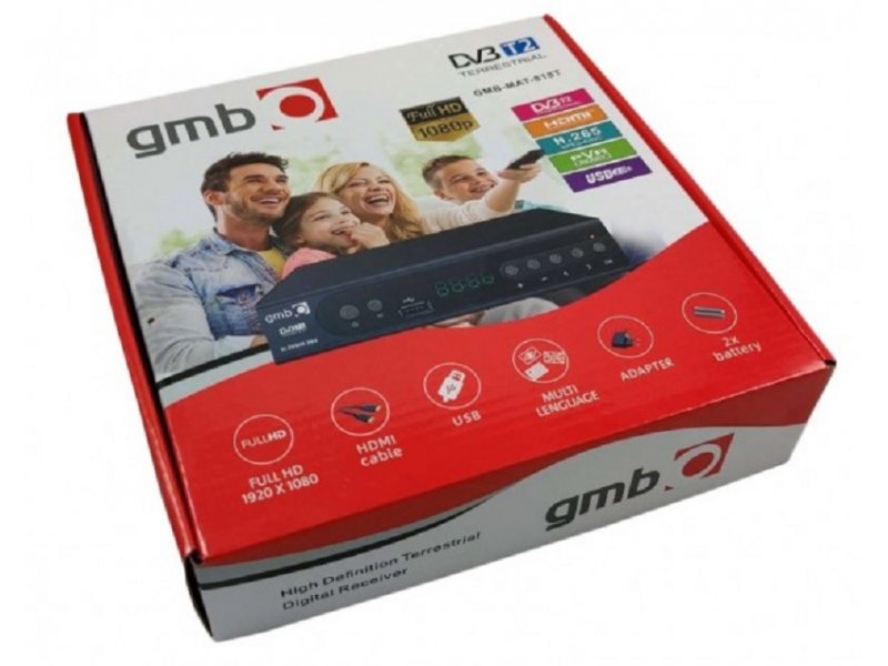 DVB-T2 SET TOP BOX GMB-MAT-818T