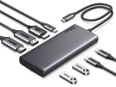 DOCKING STATION 8U1 USB C SA DVOSTRUKIM MONITOROM 4K 60Hz UGREEN