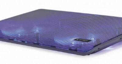POSTOLJE ZA LAPTOP NBS-2F15-05 16.6 2X125MM FAN USB 340X250MM GEMBIRD