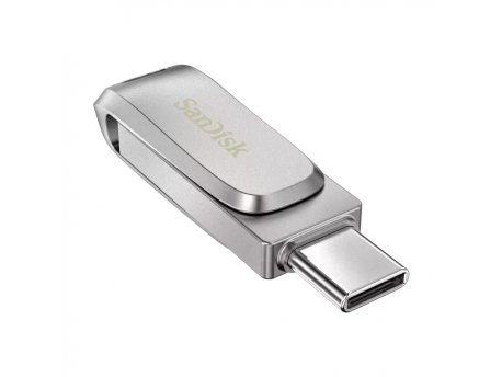 FLASH USB 256GB ULTRA LUXE DUAL DRIVE USB TYPE C 150MBS SANDISK