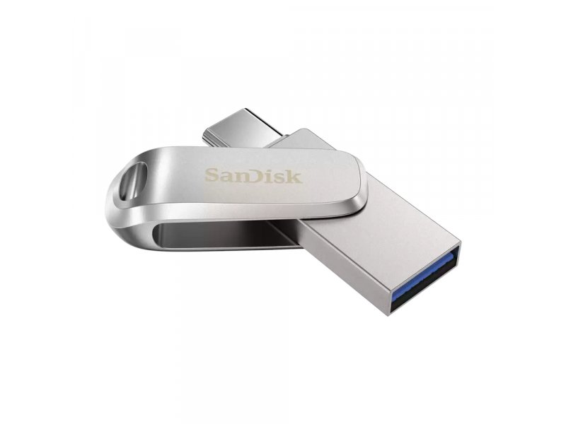 FLASH USB 256GB ULTRA LUXE DUAL DRIVE USB TYPE C 150MBS SANDISK