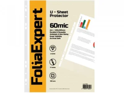 U FOLIJA 60mic. A4 1/100 FOLIAEXPERT