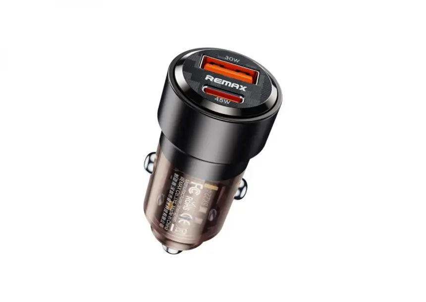 AUTO PUNJAČ USB-A 30W+USB-C 45W PD+QC RCC360 REMAX