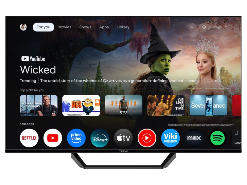 TV 43" 43E655BFS D-LED SMART GOOGLE TV CRNI TESLA