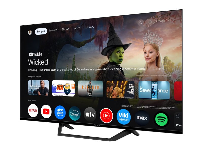 TV 43" 43E655BFS D-LED SMART GOOGLE TV CRNI TESLA