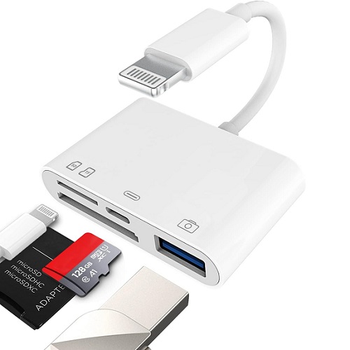 ČITAČ KARTICA LIGHTNING 4U1 USB 3.0 /SD/TF+TYPE-C 11-356