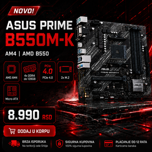 MATIČNA PLOČA ASUS PRIME B550M-K/AM4