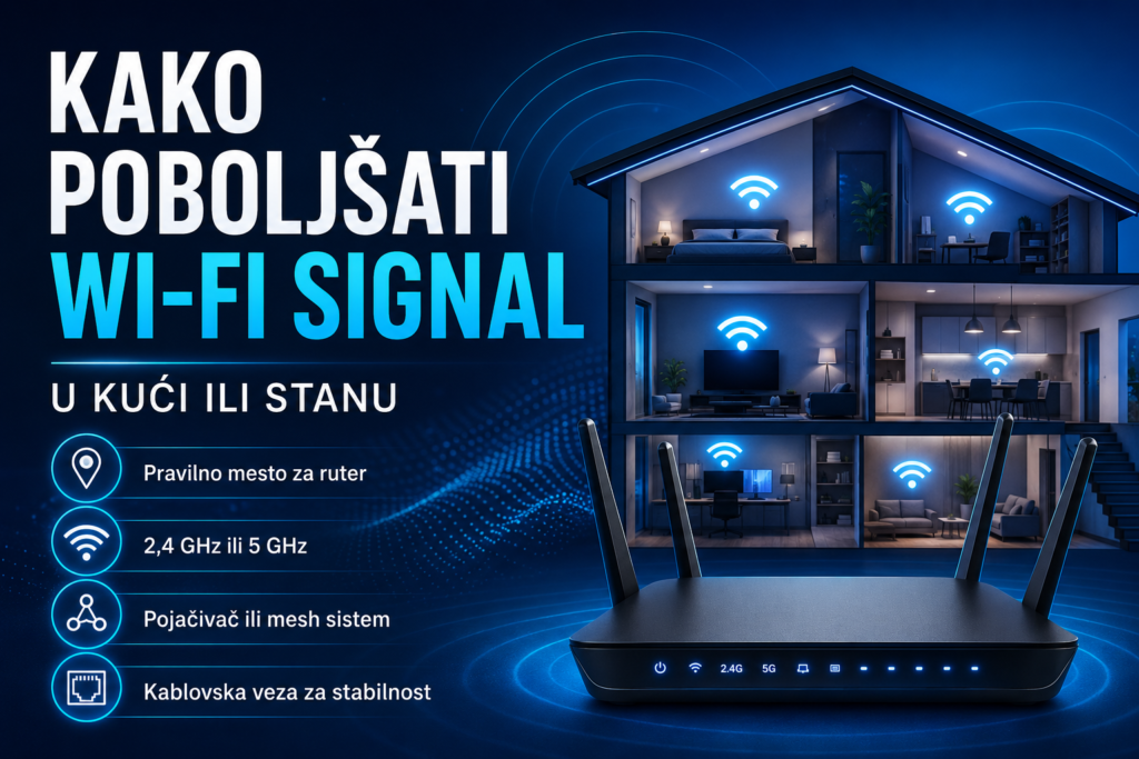 Kako poboljšati Wi-Fi signal u kući ili stanu?