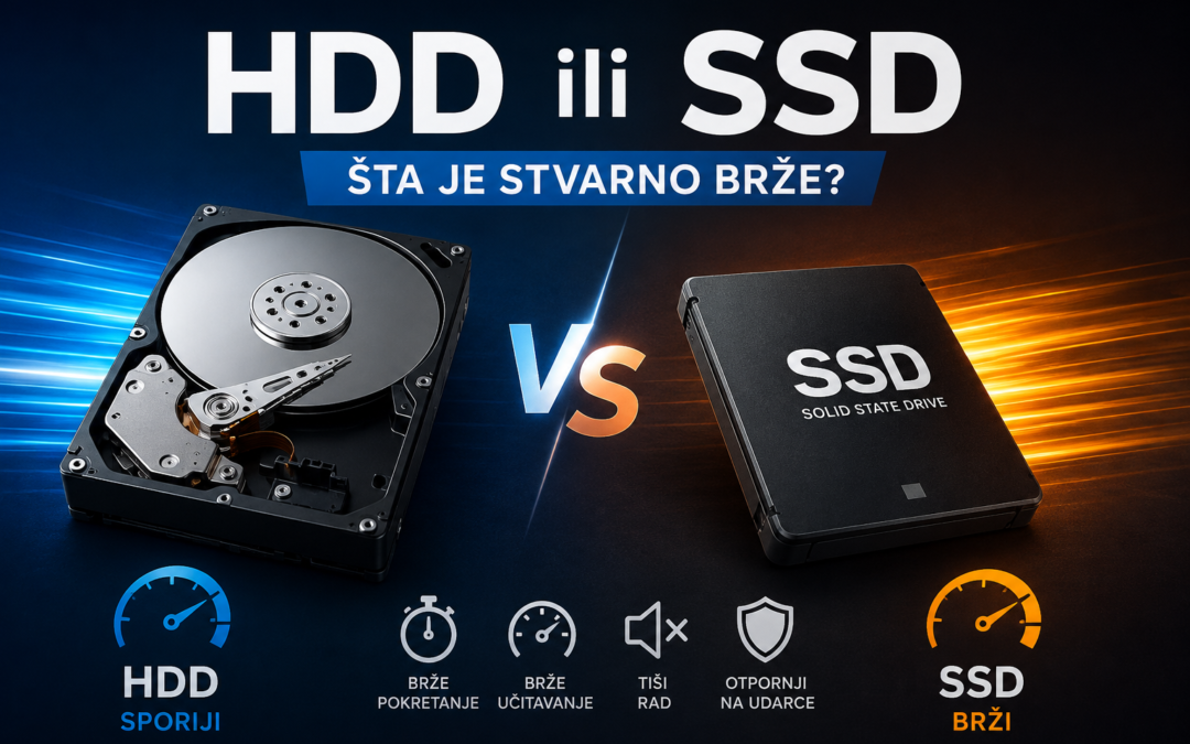 HDD ili SSD – šta je stvarno brže?
