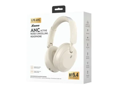 SLUŠALICE BLUETOOTH L70ANC XWAVE BELE