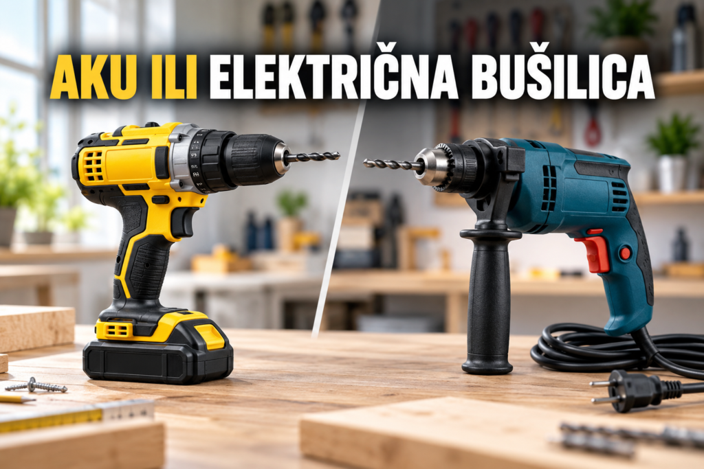Aku ili električna bušilica?