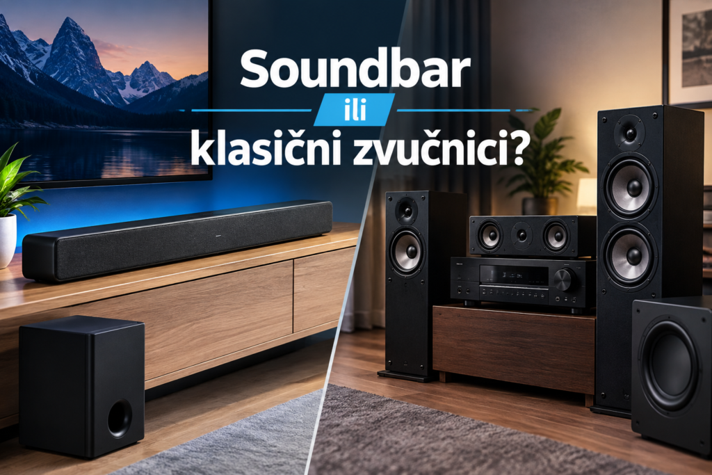 Soundbar ili klasični zvučnici?
